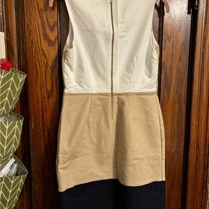 Colorblock sleeveless dress